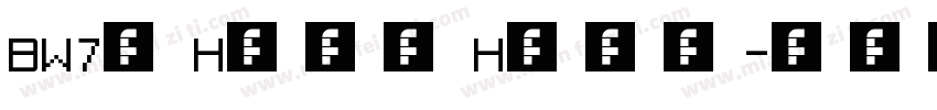 BW7i Home Half字体转换